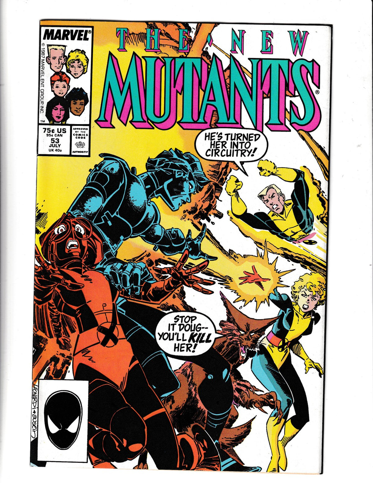 New Mutants #53 (1987) Marvel Comics SKU:2797