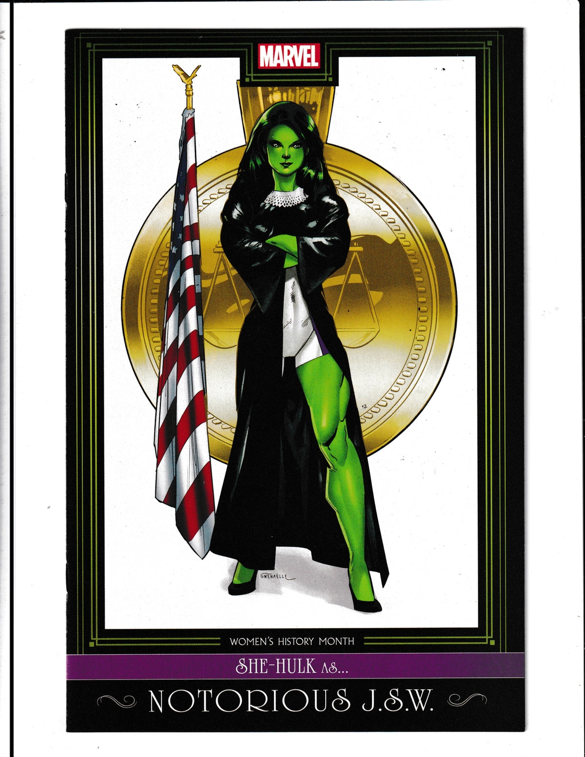 She-Hulk #3C (2022) Women's History Month Marvel Comics