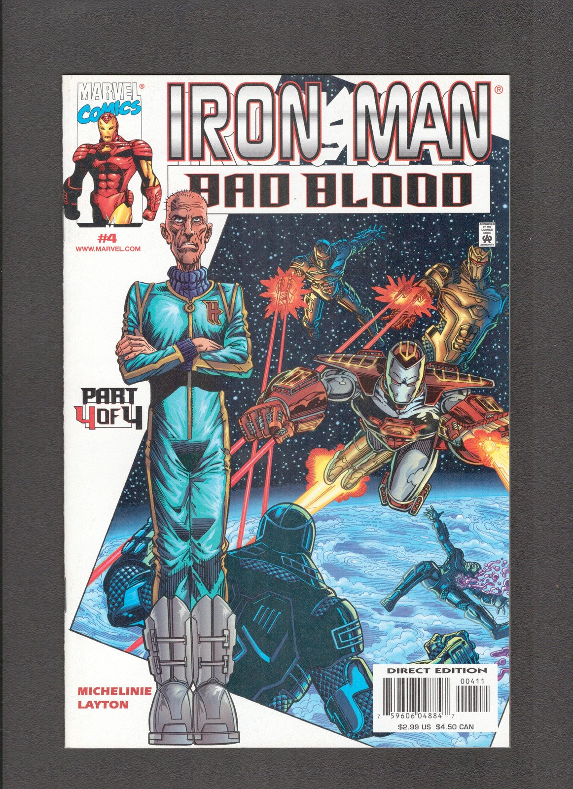 Iron Man: Bad Blood #4 (2000) Bob Layton Marvel Comics