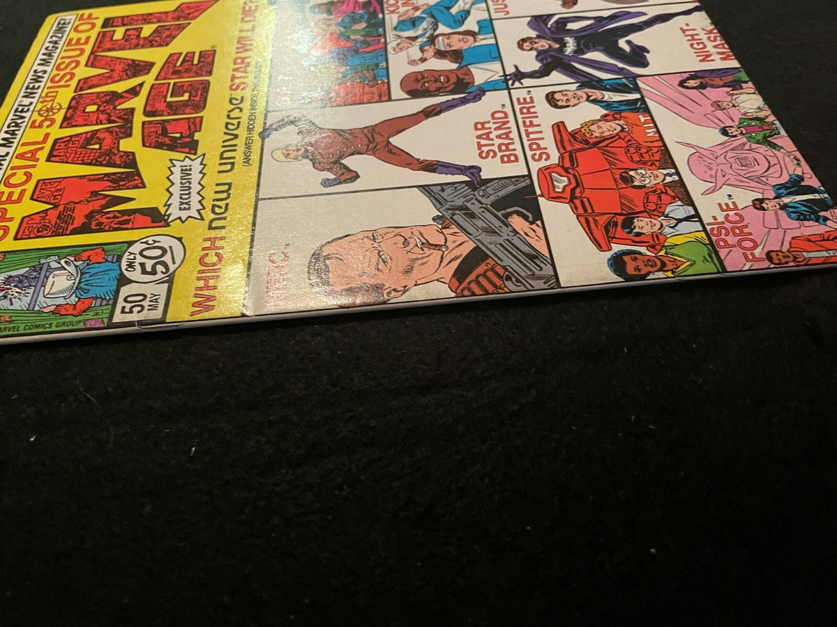 Marvel Age #50 "New Universe" 1987 Marvel Comics
