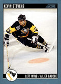 1992-93 Score Canadian #25 Kevin Stevens Hockey Pittsburgh Penguins