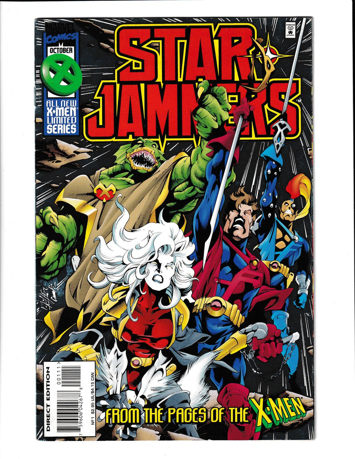 Star Jammers #1 (1995) Foil Cover Marvel Comics