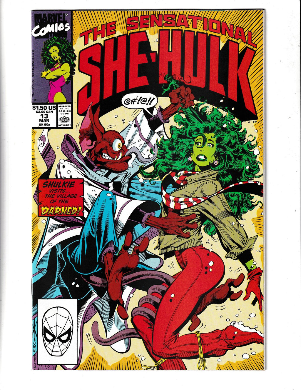 Sensational She-Hulk #13 (1990) Pastor Wildmoon Marvel Comics