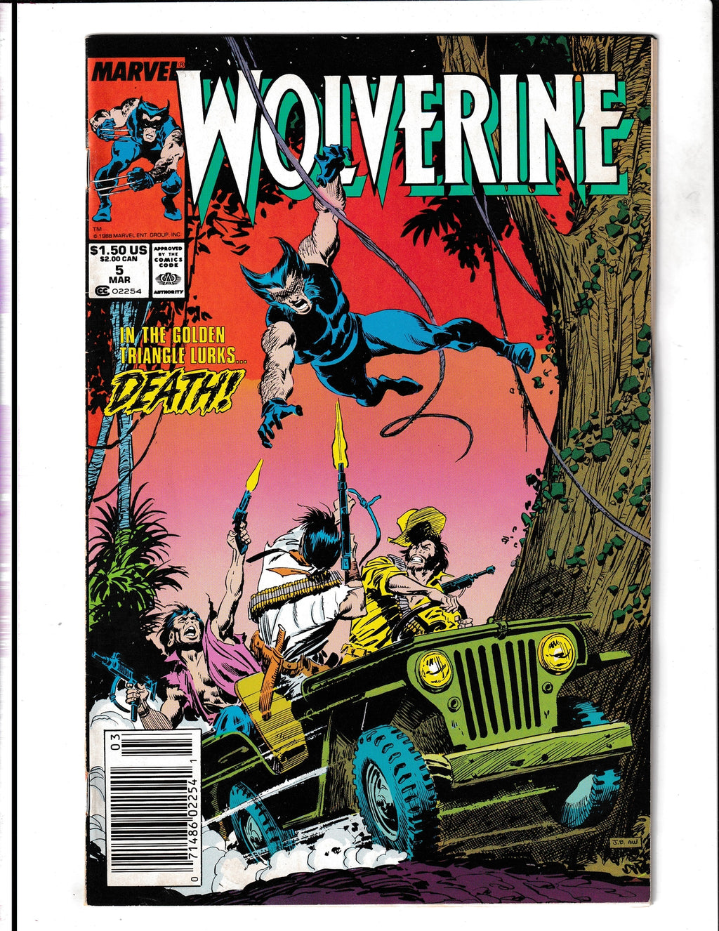 Wolverine #5 (1989) Marvel Comics SKU:1567