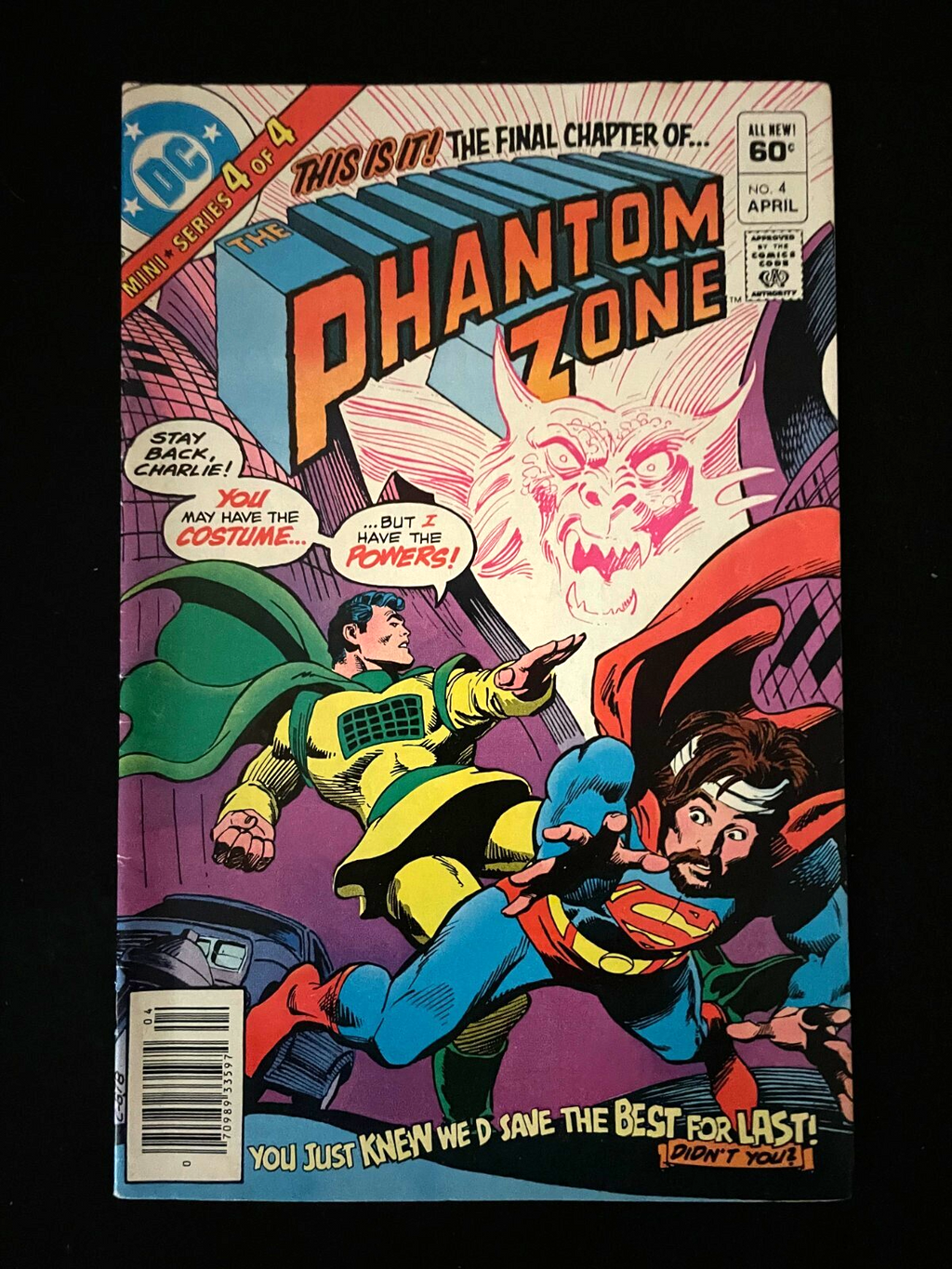 Phantom Zone - Complete Set of 4 - #1-4 (1982) DC SKU:2736