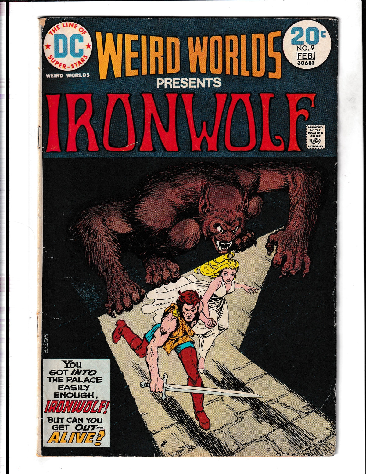 Weird Worlds #9 (1974) DC Comics