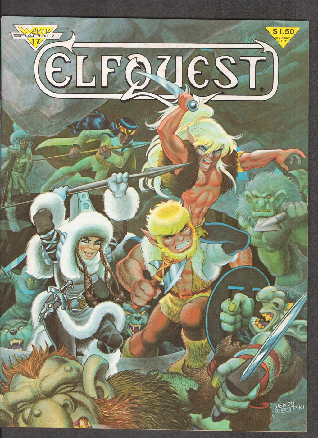 Elfquest #17 (1983) Magazine Warp Graphics Comics