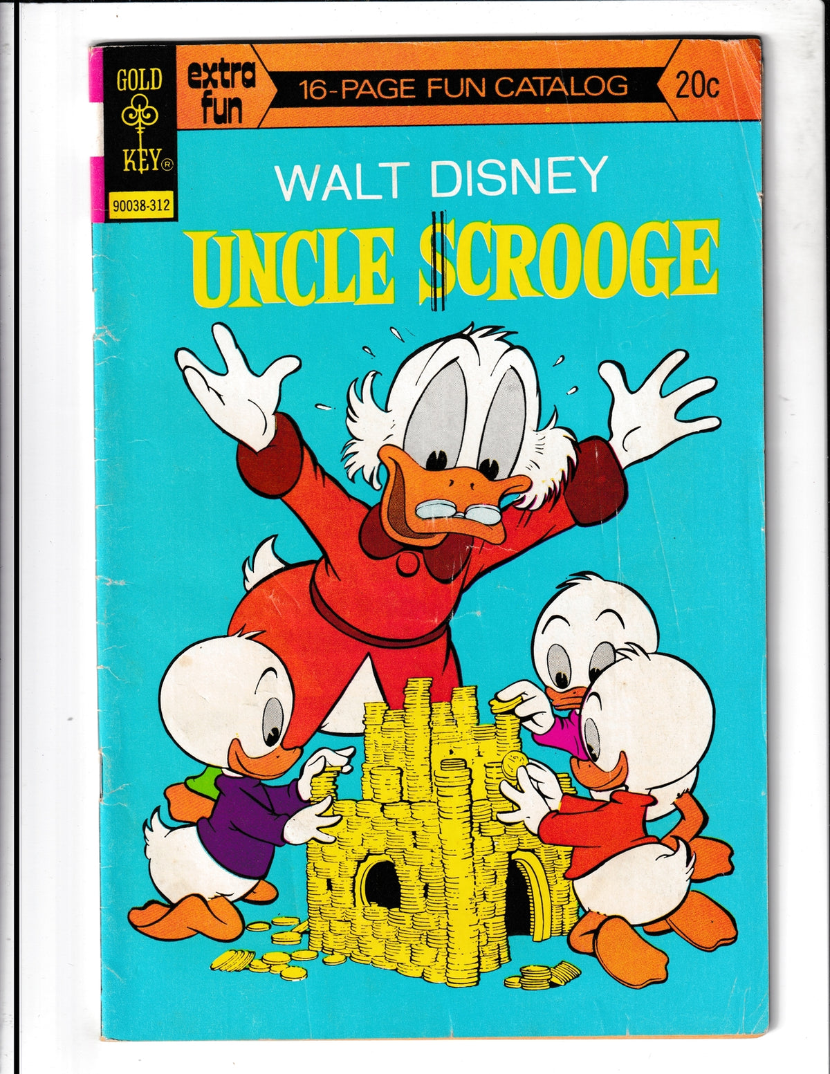 Uncle Scrooge #109 (1973) Includes 16 page Fun Catalog atached Gold Key Comics