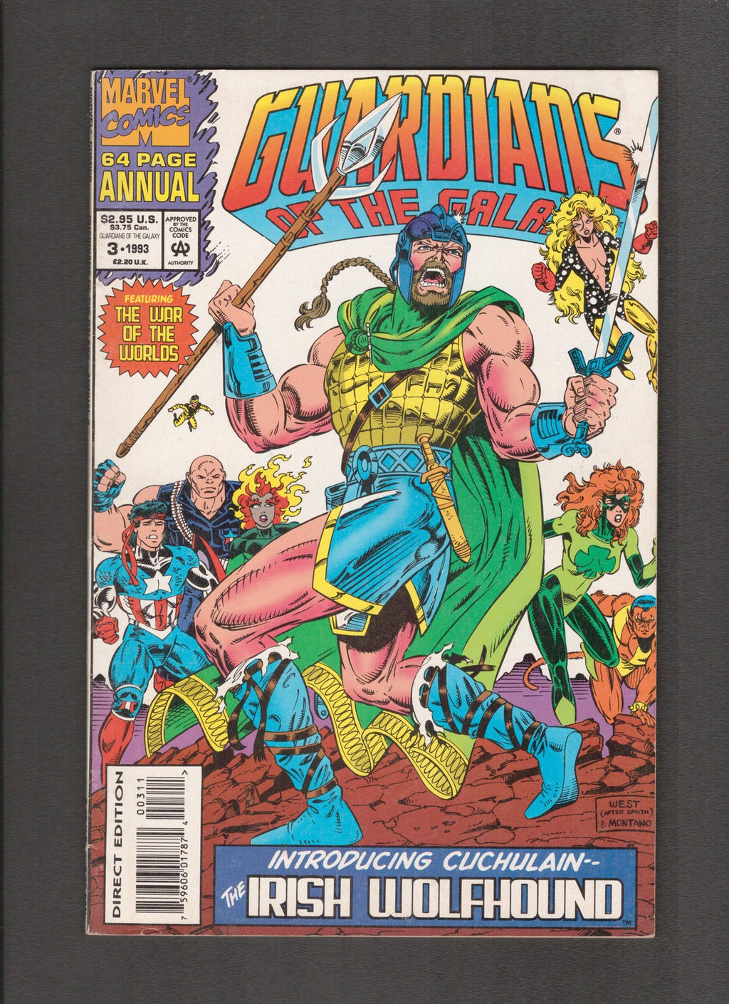 Guardians of the Galaxy Annual #3 (1993) Steve Montano - No Card Marvel Comics