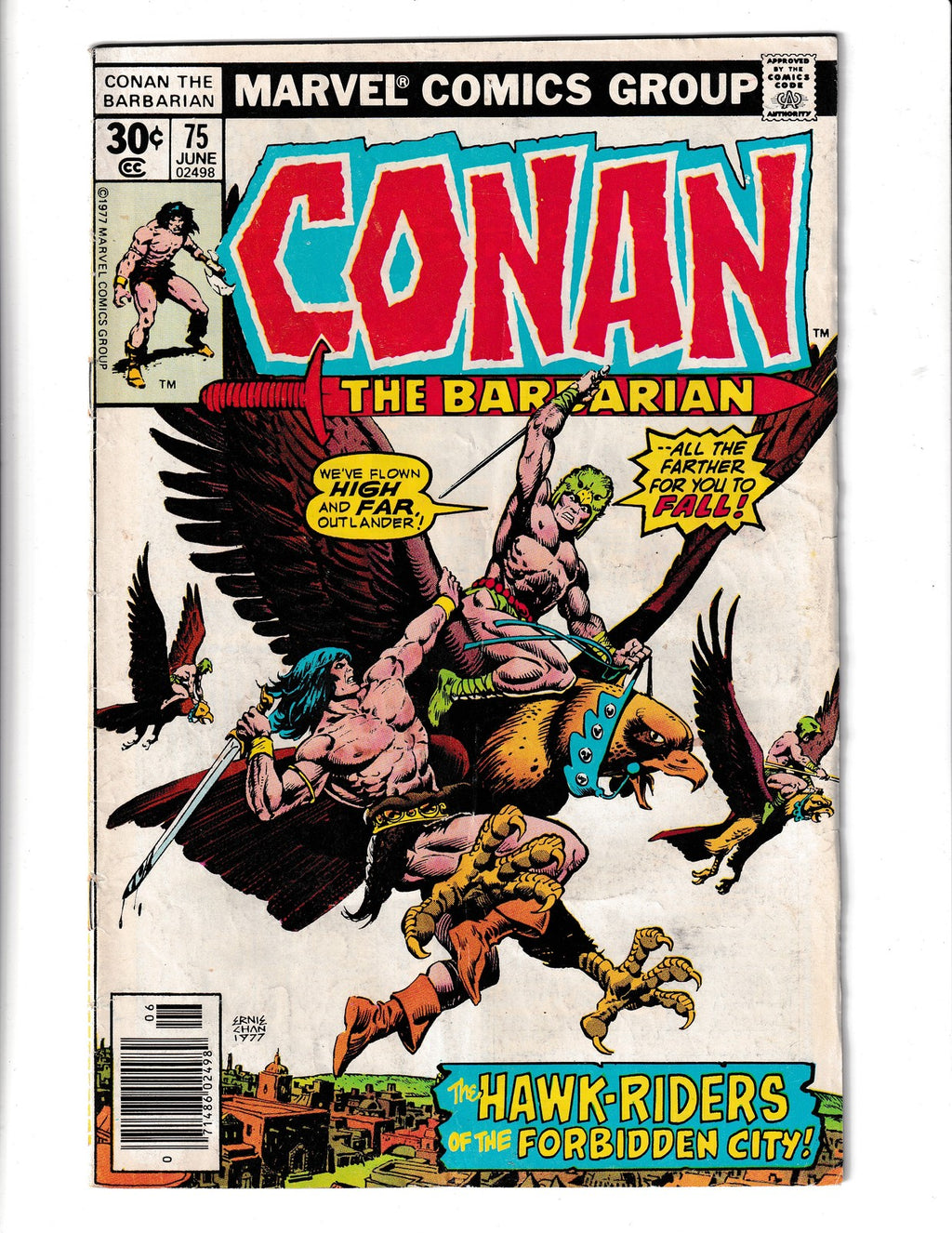 Conan the Barbarian #75 (1977) Marvel Comics SKU:2689