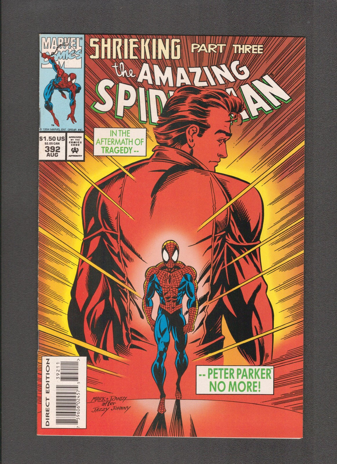 Amazing Spider-Man #392 (1994) #50 Homage Marvel Comics