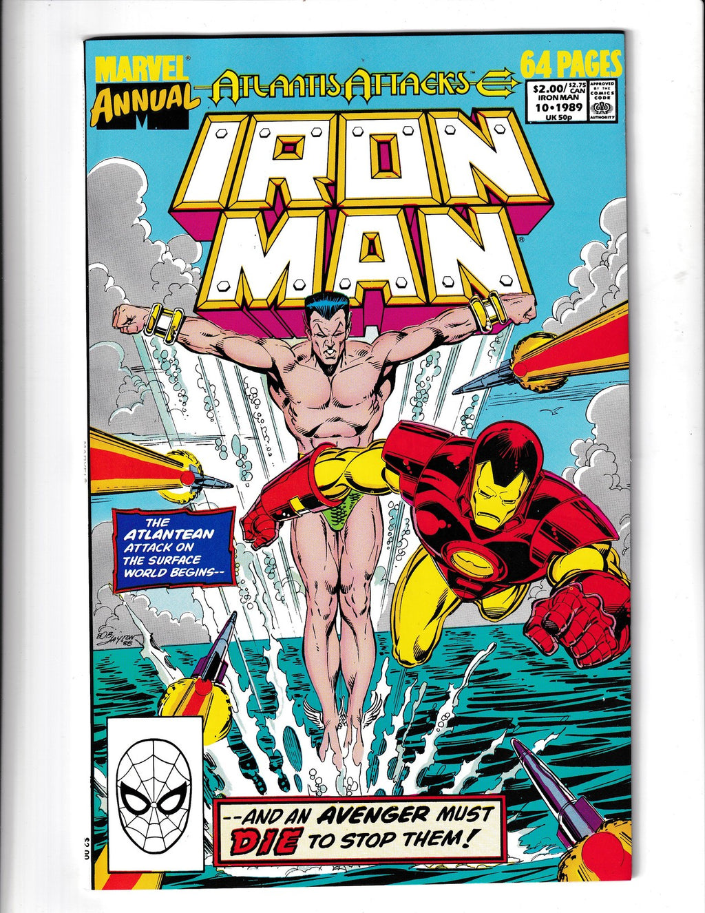 Iron Man Annual #10 (1989) Higher Grade Marvel Comics