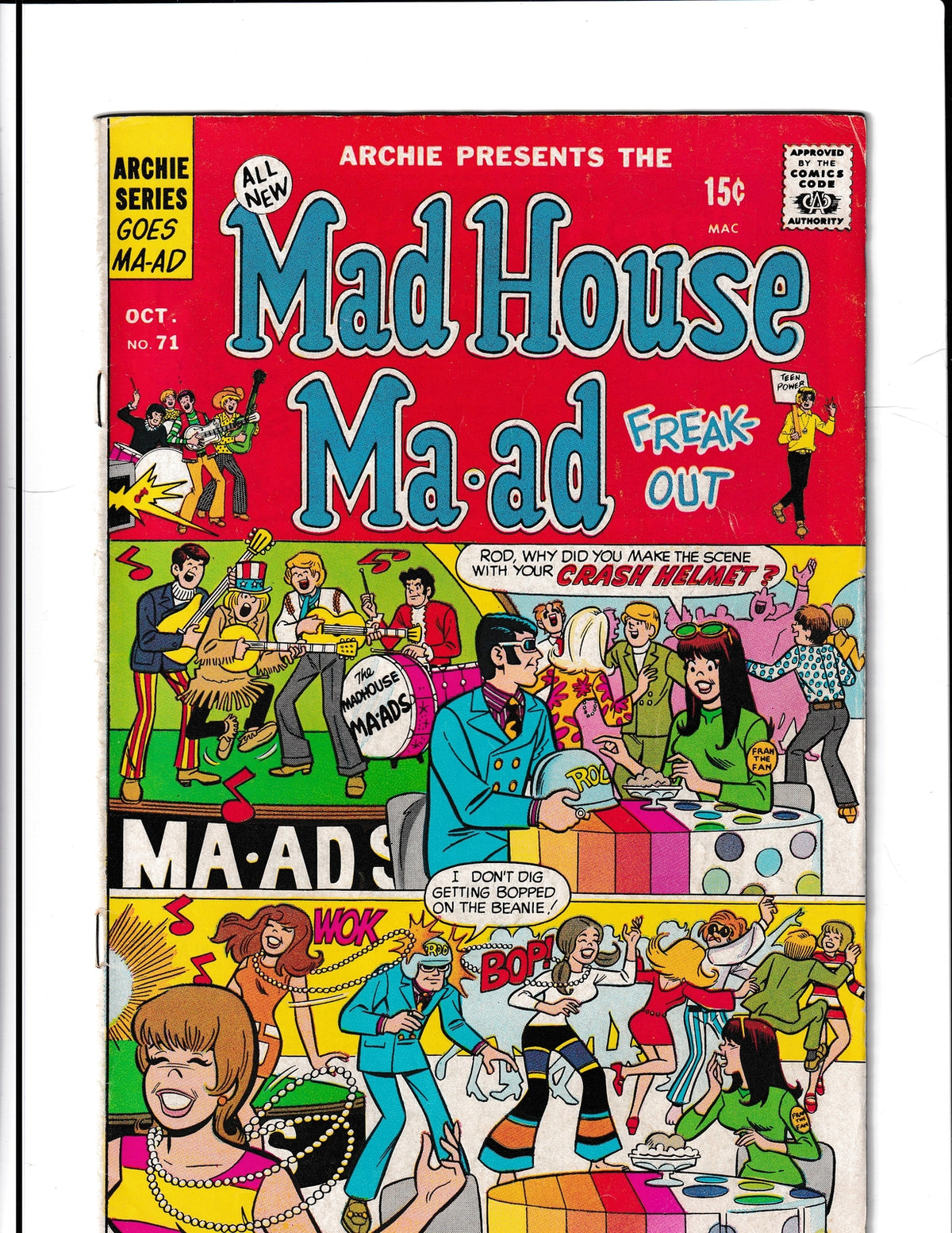 Mad House Ma-ad #71 (1969) Archie Comics SKU:2126