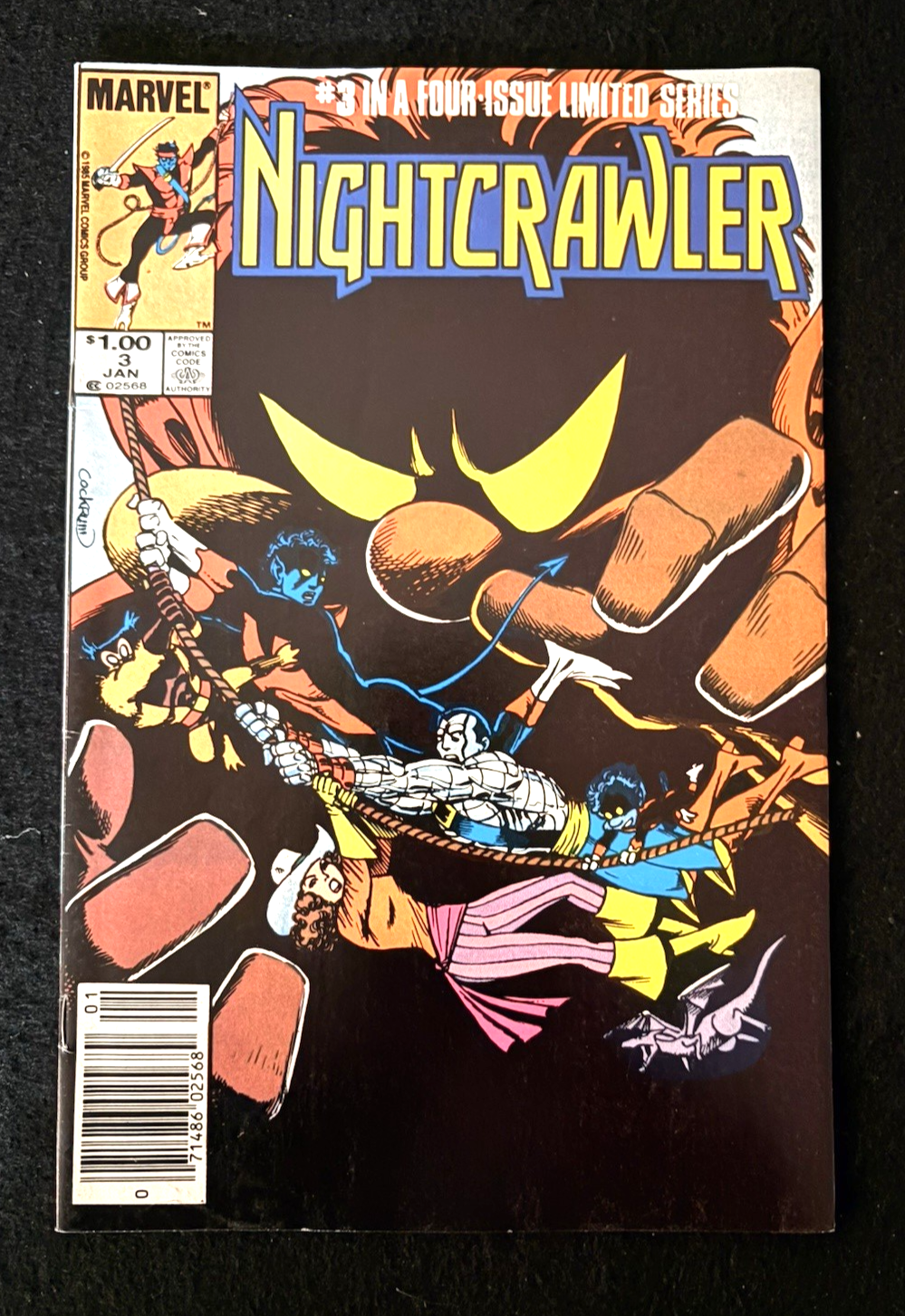 Nightcrawler #1-4 (1985/86) Complete Set Marvel Comics - Canadian Newsstand