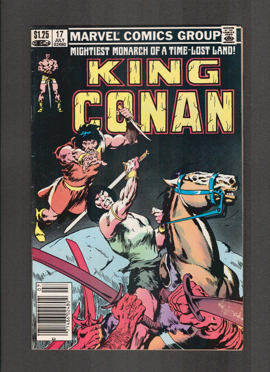 King Conan #17 (1983) John Busmea Marvel Comics