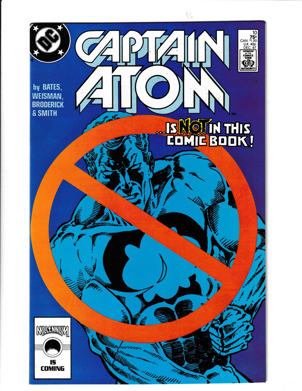 Captain Atom #10 (1987) DC Comics SKU:3124