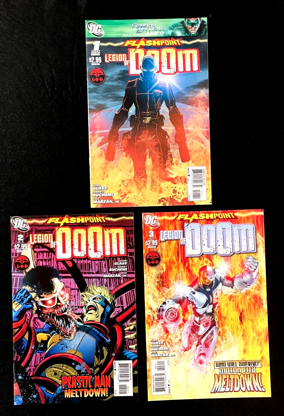 Flashpoint: Legion of Doom #1-3 Complete Set (2011) DC Comics
