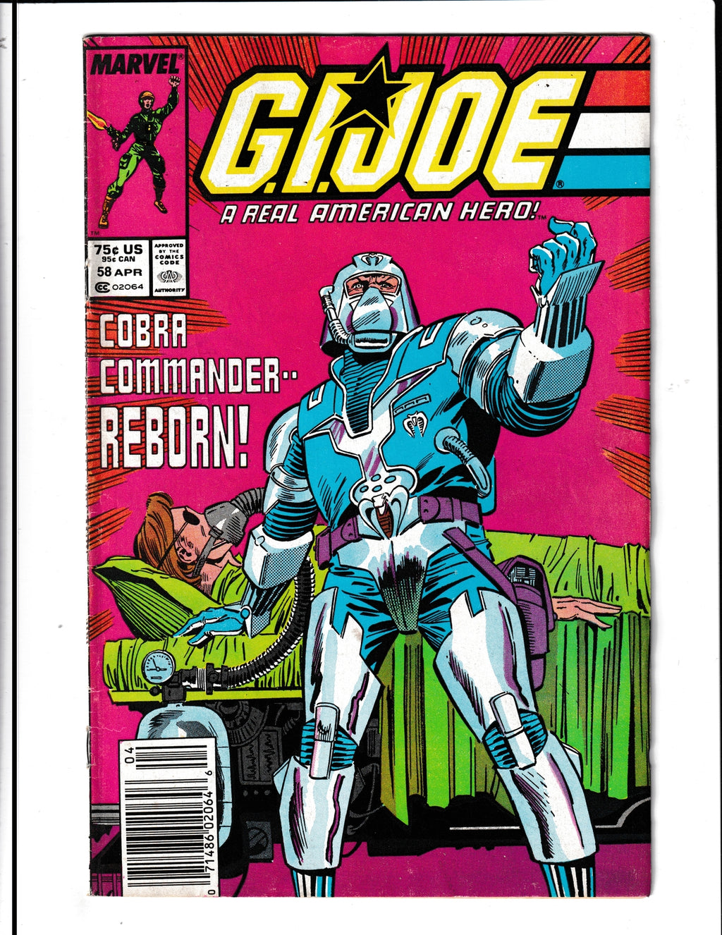G.I. Joe A Real American Hero #58 (1987) Marvel Comics SKU:908
