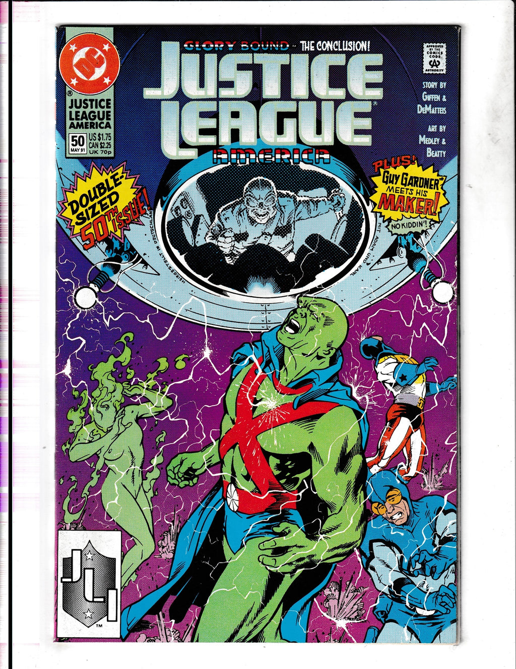 Justice League America #50 (1991) DC Comics