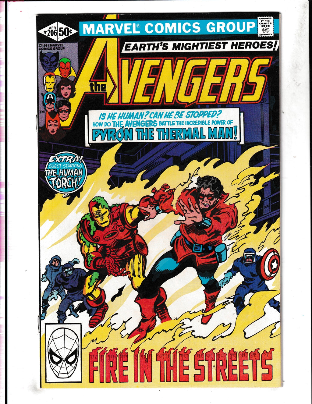 Avengers #206 (1981) Marvel Comics