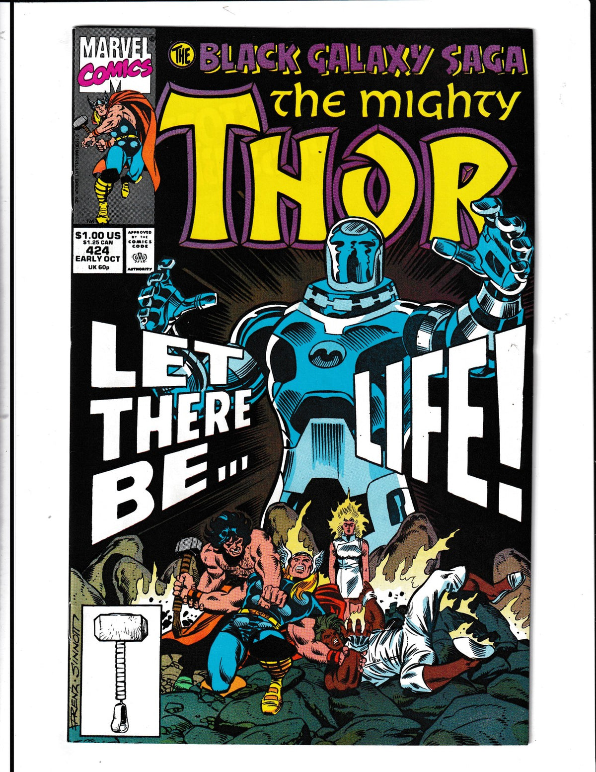 Thor #424 (1990) Higher Grade Marvel Comics
