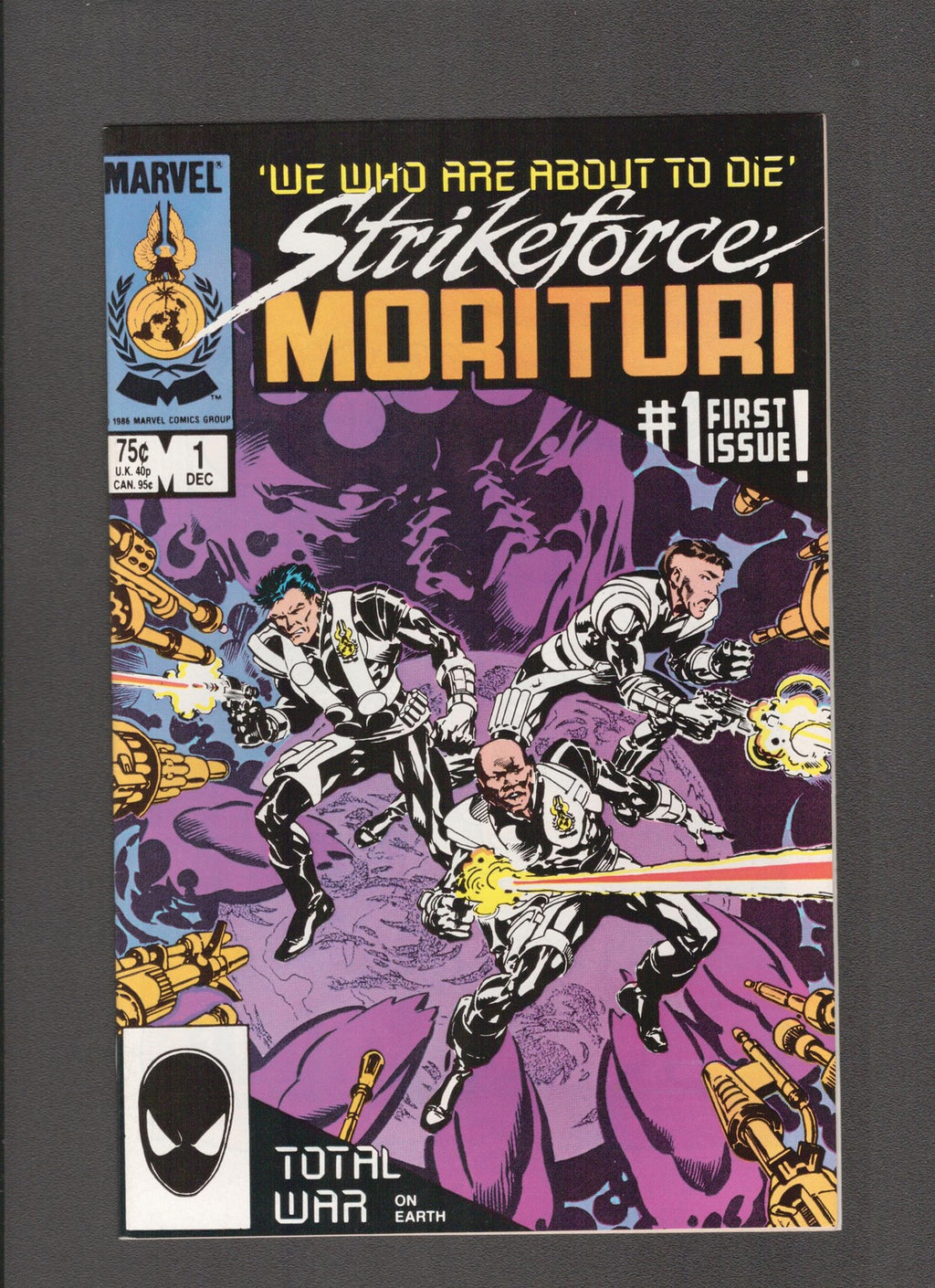 Strikeforce: Morituri #4 (1986) Brent Anderson Marvel Comics