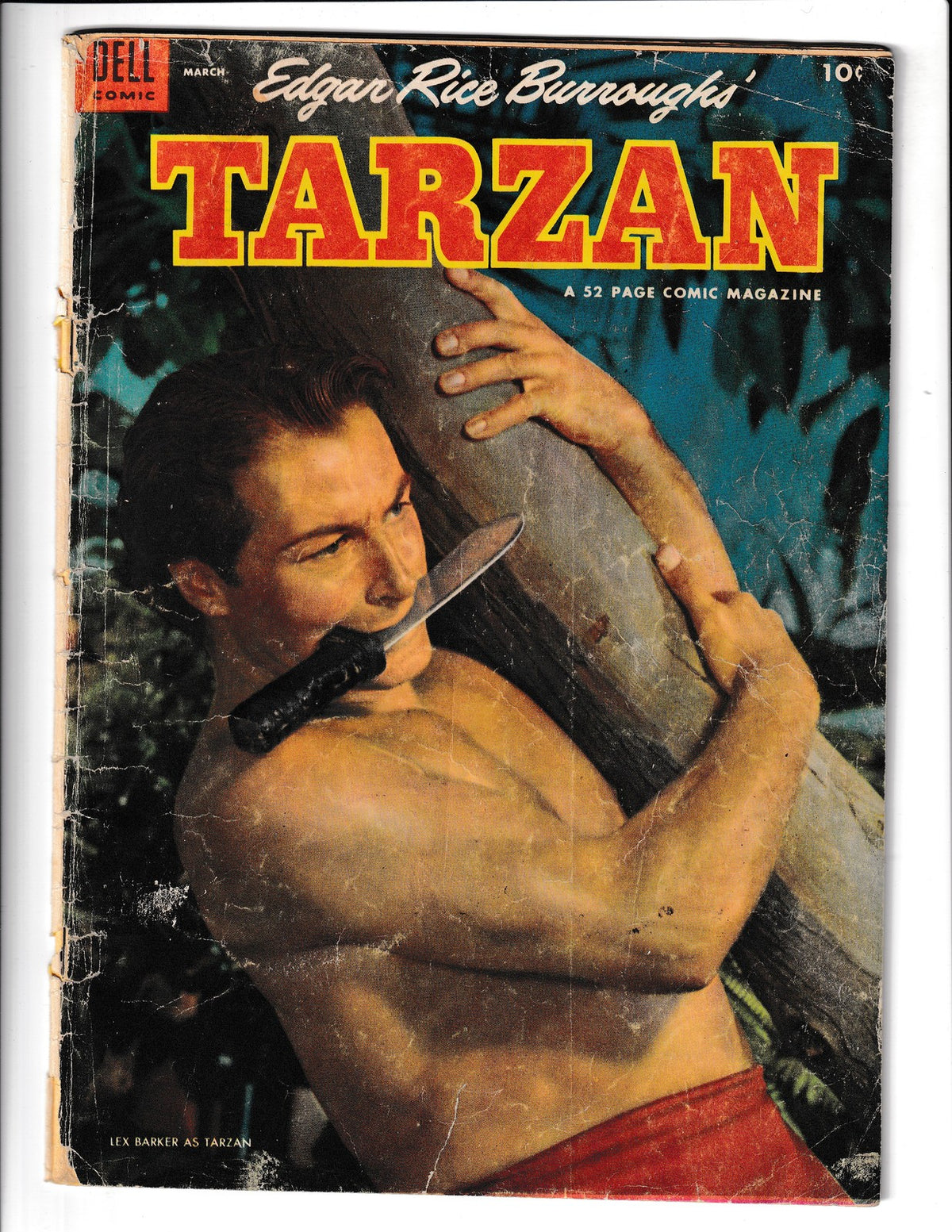 Tarzan #54 (1954) Loose Cover Dell Comics