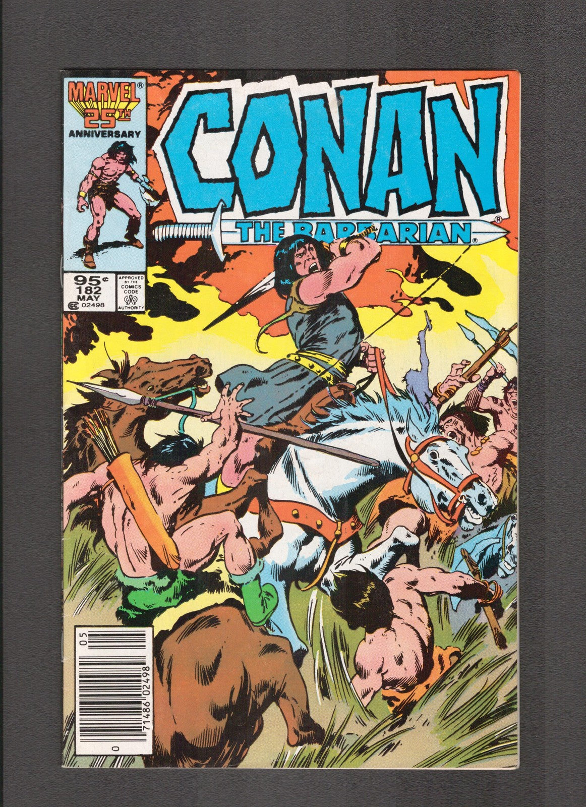 Conan the Barbarian #182 (1986) Buscema, Hama, Bell Marvel Comics