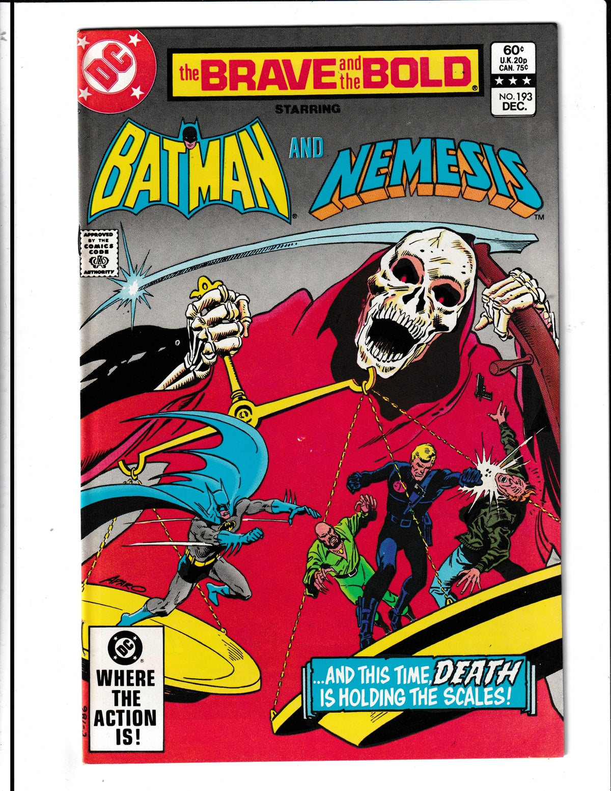 Brave and the Bold #193 (1982) Batman and Nemesis DC Comics