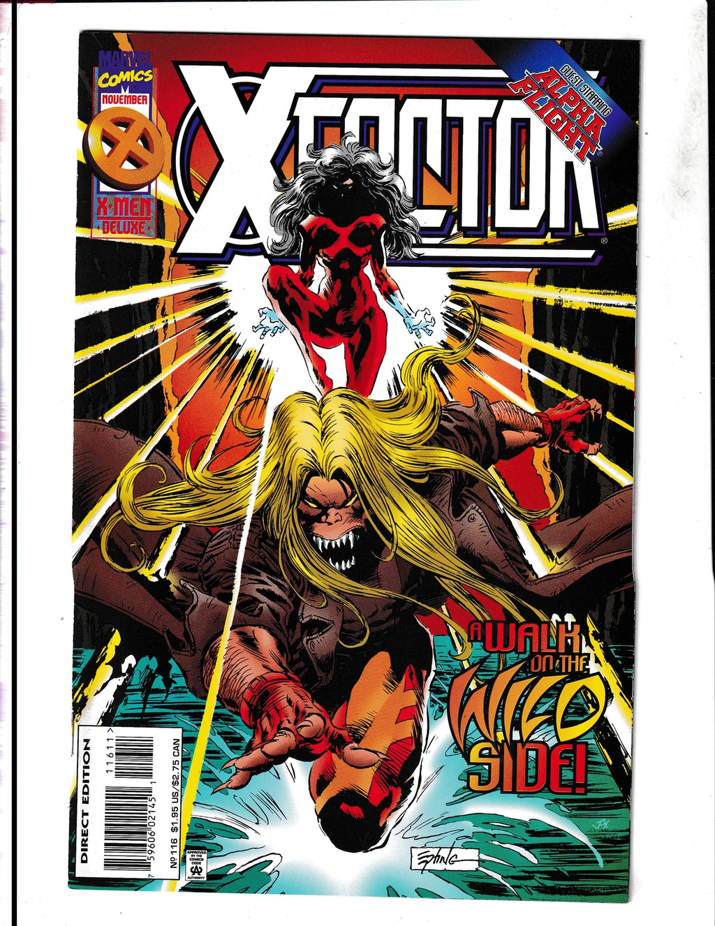 X-Factor #116 (1995) A walk on the Wild Side Marvel Comics