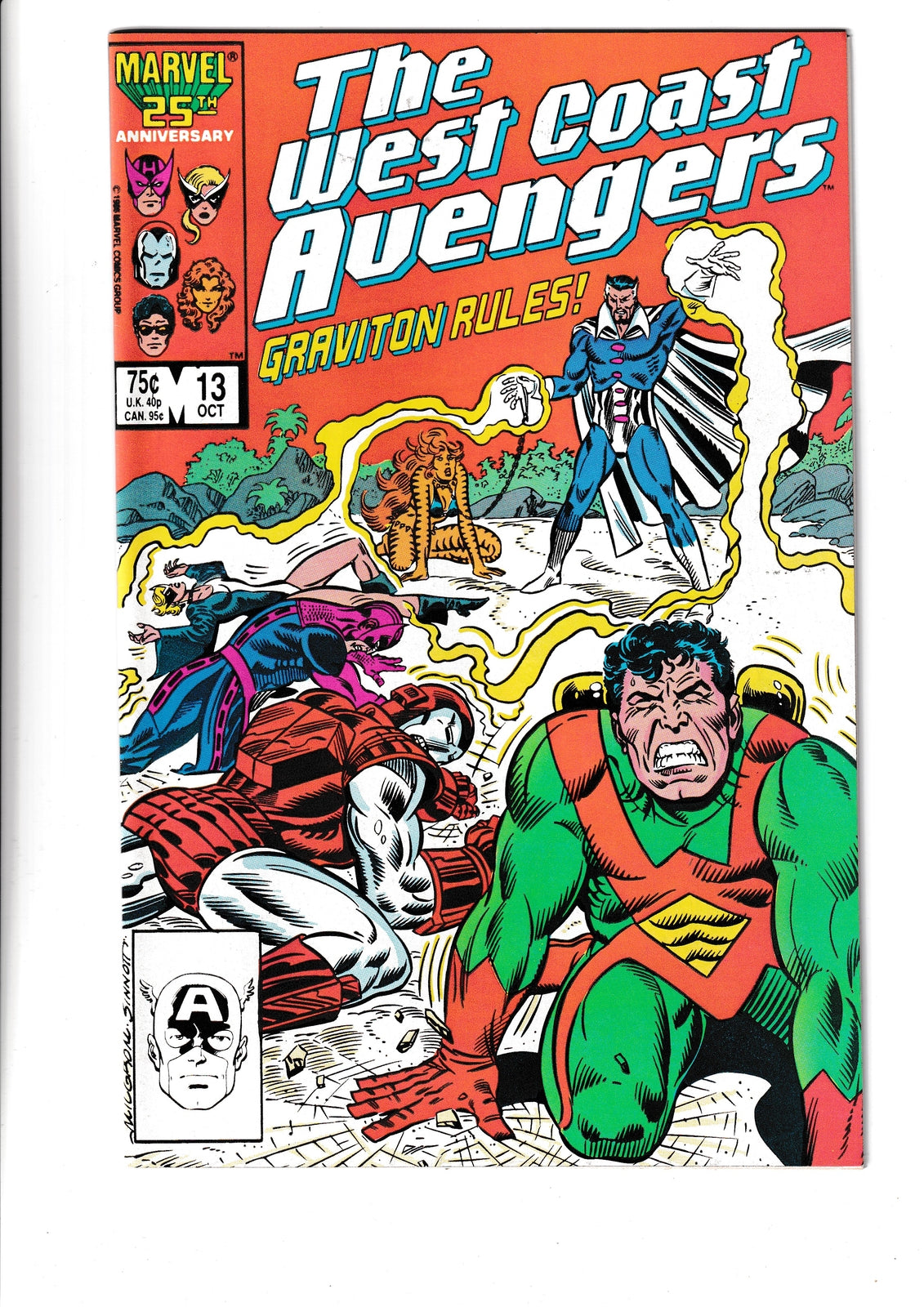 West Coast Avengers #13 (1986) Marvel Comics SKU:185
