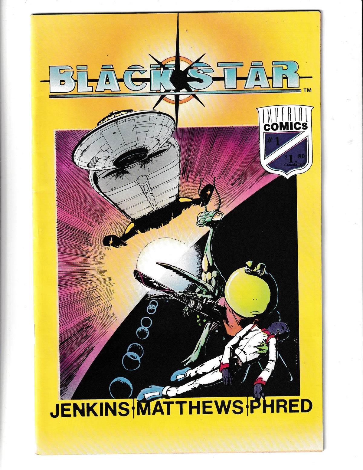 Blackstar #1 (1987) Imperial Comics