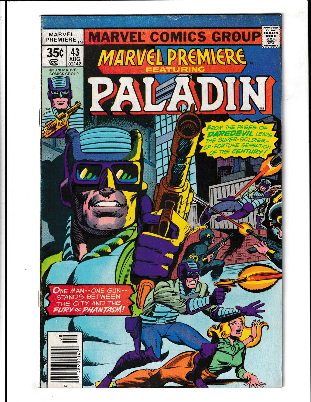 Marvel Premiere #43 (1978) Paladin Marvel Comics