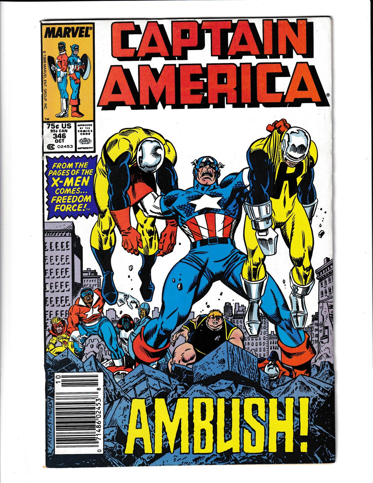 Captain America #346 (1988) Marvel Comics SKU:3276