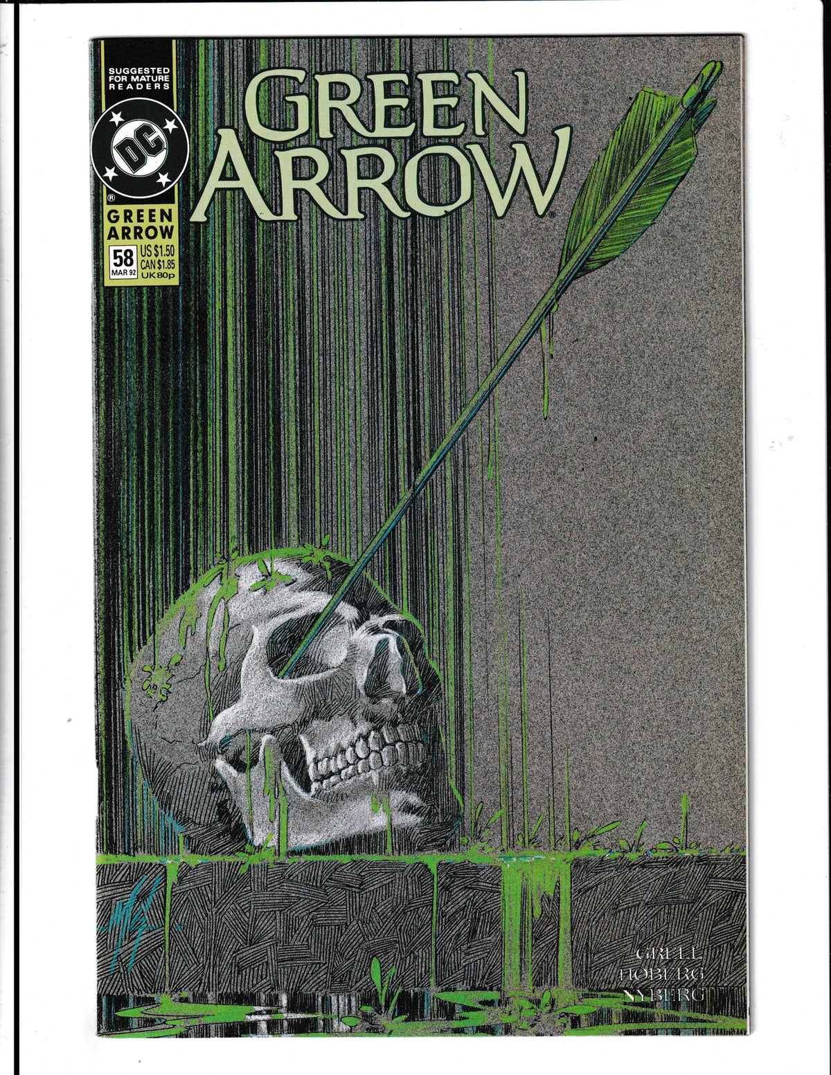 Green Arrow #58 (1992) HIGH GRADE Vol. 2 DC Comics