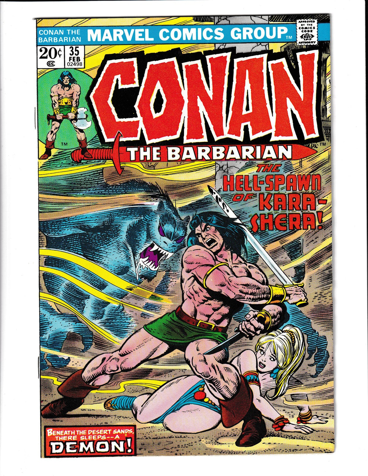 Conan The Barbarian #35 (1974) Buscema. Thomas Marvel Comics