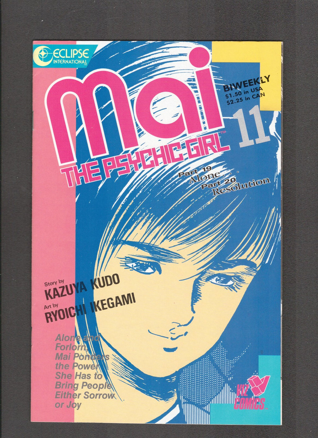 Mai, the Phychic Girl #11 (1987) Kudo - Ikegami Eclipse Comics