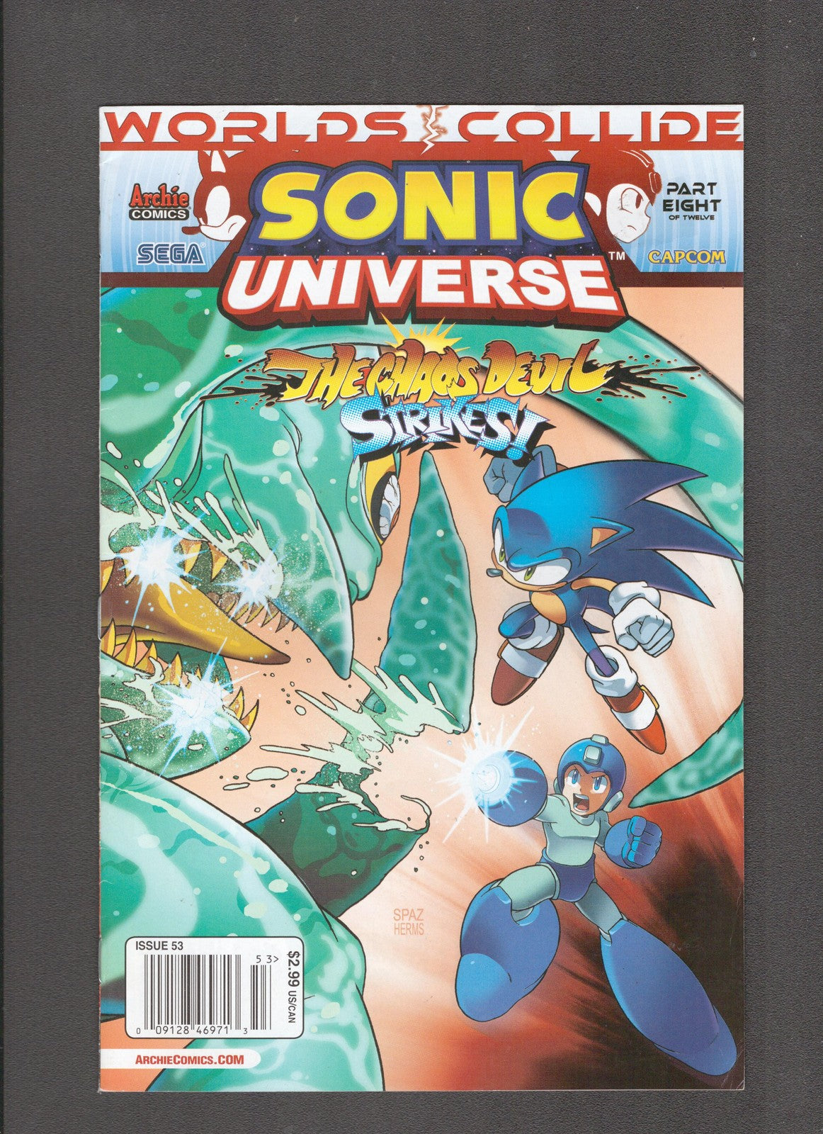 Sonic Universe #53 (2013) Mega Man - World's Collide Archie Comics