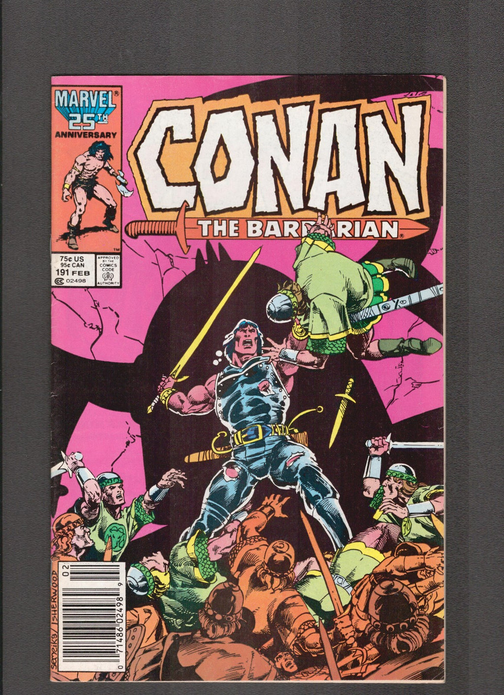 Conan the Barbarian #191 (1987) Val Semeiks Marvel Comics
