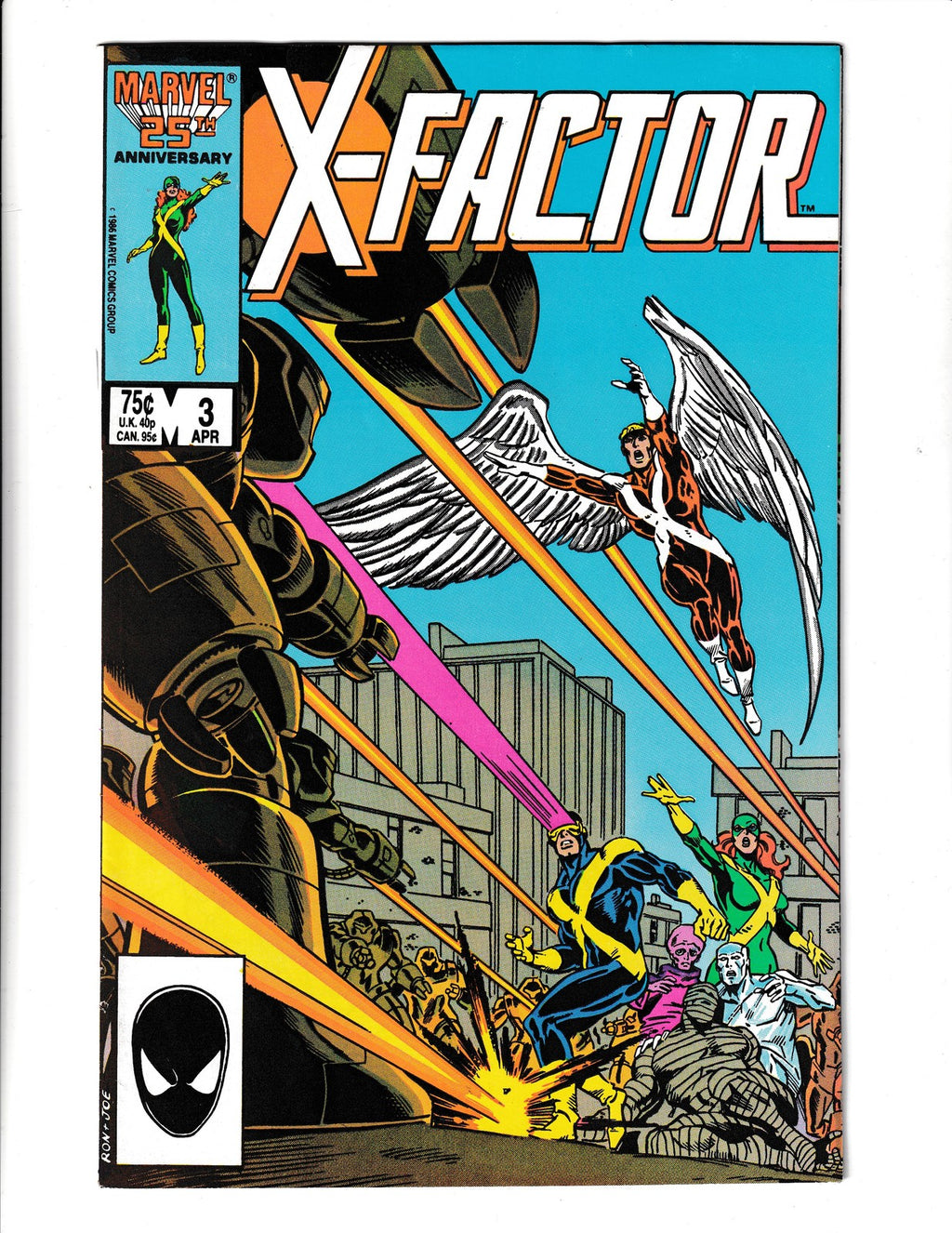 X-Factor #3 (1986) Beast Loses Blue Fur Marvel Comics