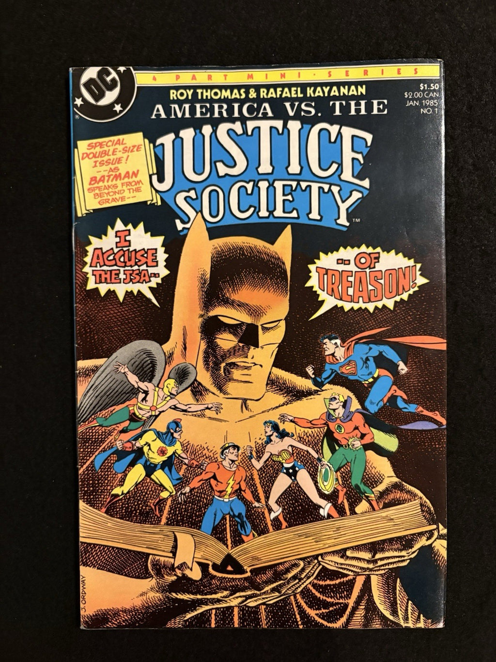 America vs. The Justice Society - Complete Set of Four #1-4 (1985) DC