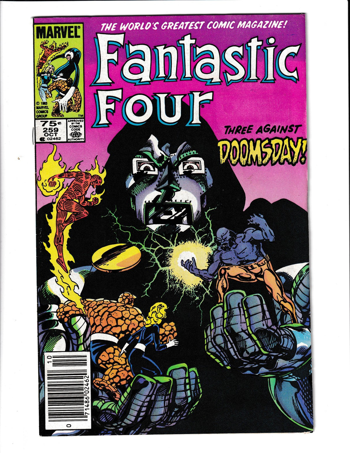 Fantastic Four #259 (1983) John Byrne Dr. Doom Cover Marvel Comics
