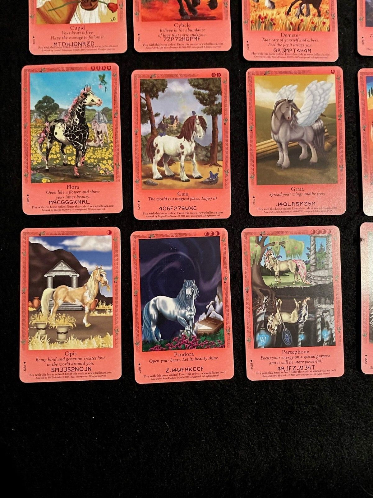 U-PICK Bella Sara Ancient Lights Common 1-28 + Energy Cards (2007) Hidden City