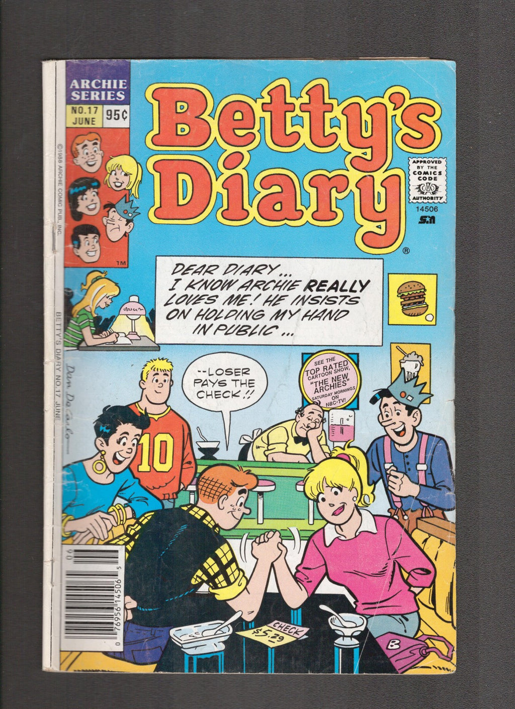 Betty's Diary #17 (1988) Canadian Newsstand Archie Comics