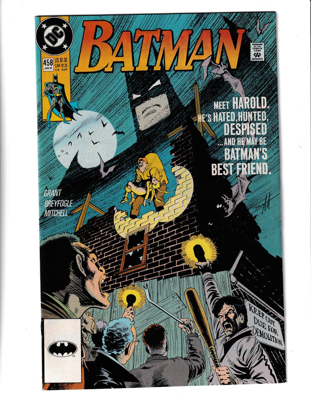 Batman #458 (1991) DC Comics SKU:2554