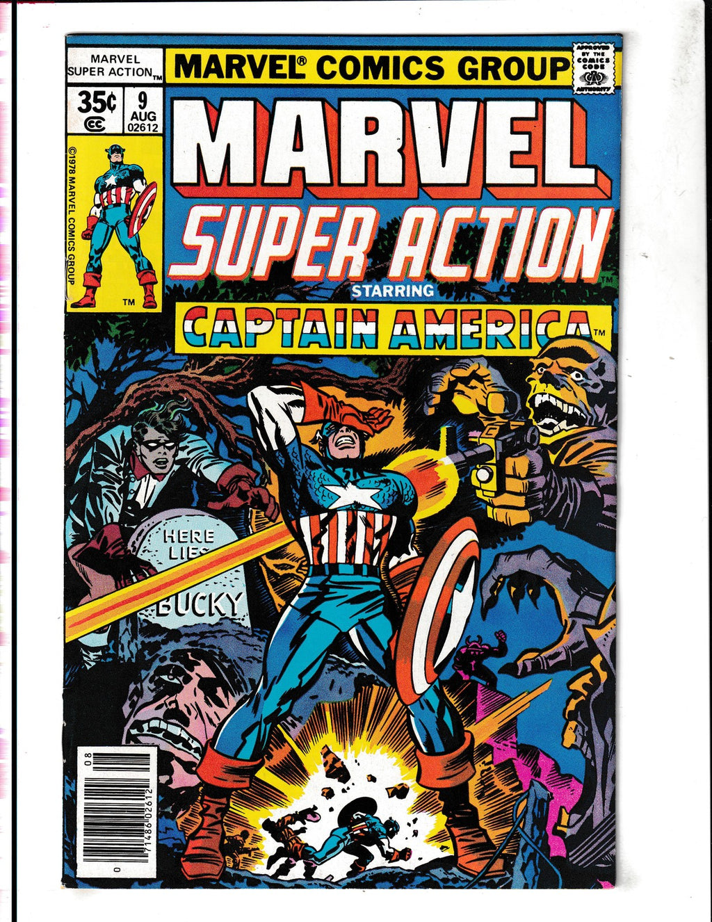 Marvel Super Action #9 (1978) Captain America Marvel Comics