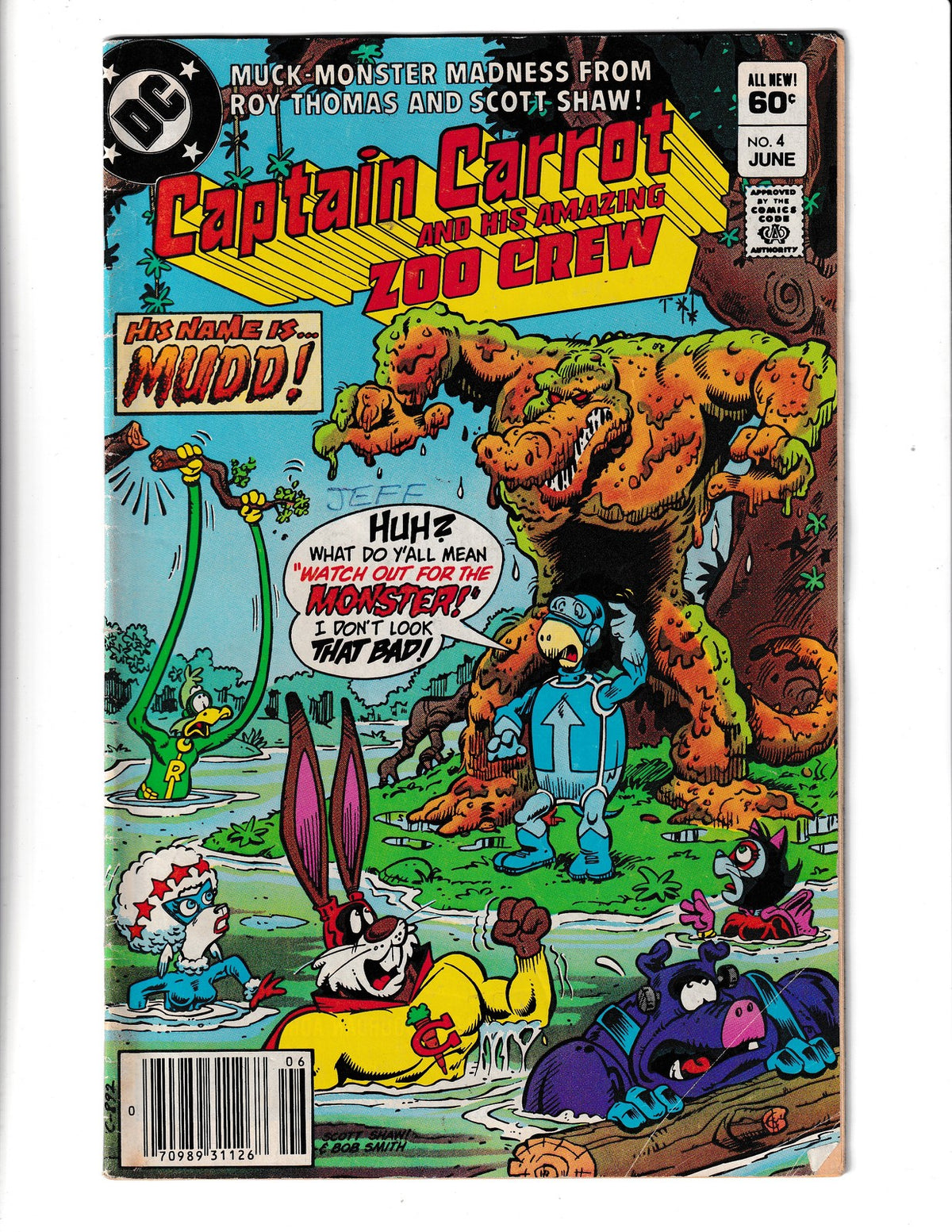 Captain Carrot and His Amazing Zoo Crew #4 (1982) DC Comics SKU:2440