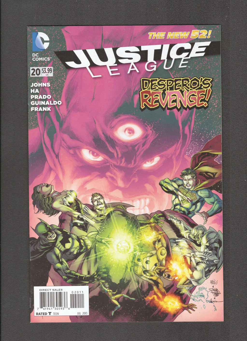 Justice League #20 (2013) Origin of Black adam DC Comics