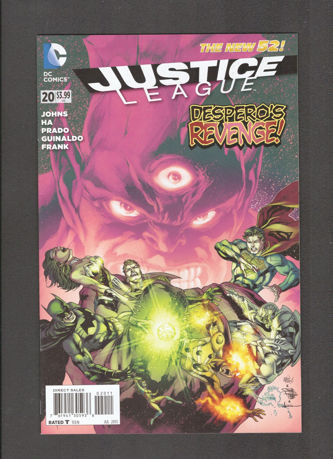 Justice League #20 (2013) Origin of Black adam DC Comics