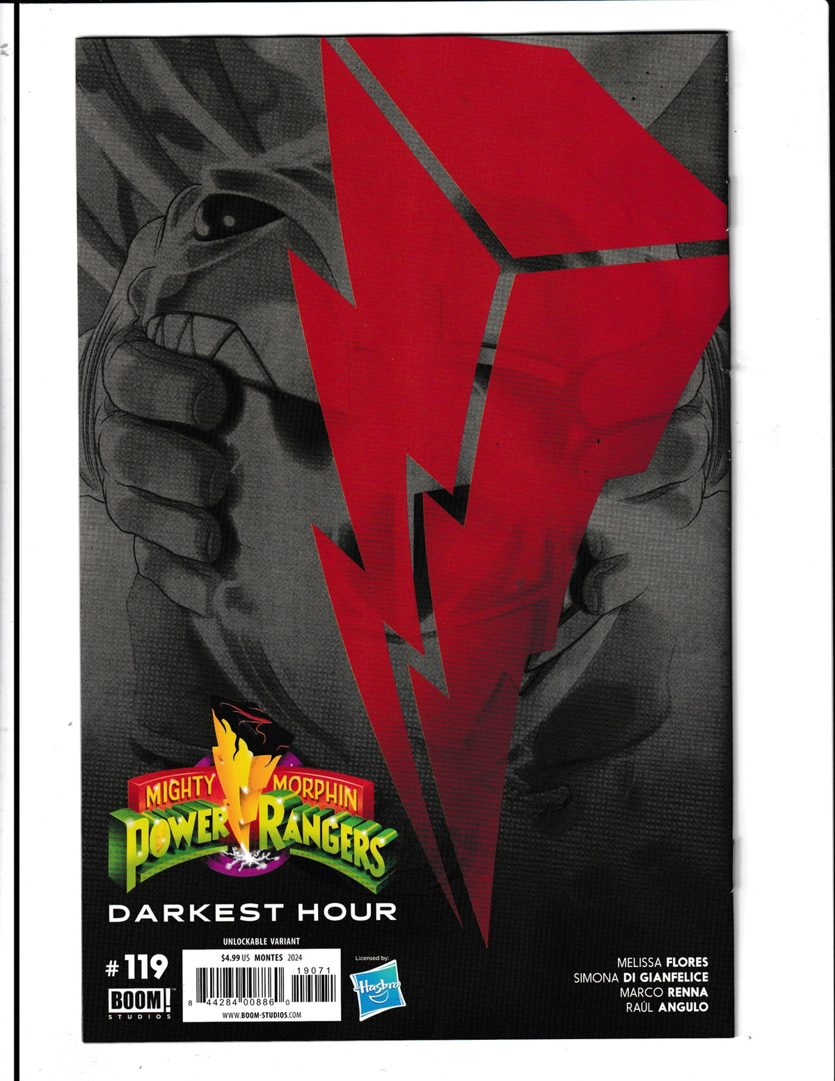 Mighty Morphin Power Rangers #119 (2024) Goni Montes Incentive Boom! Comics